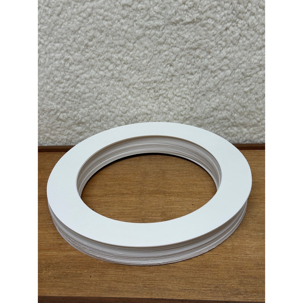 Amico Recessed Lighting Trim Ring 6-Inch White 1332J - 21 Rings